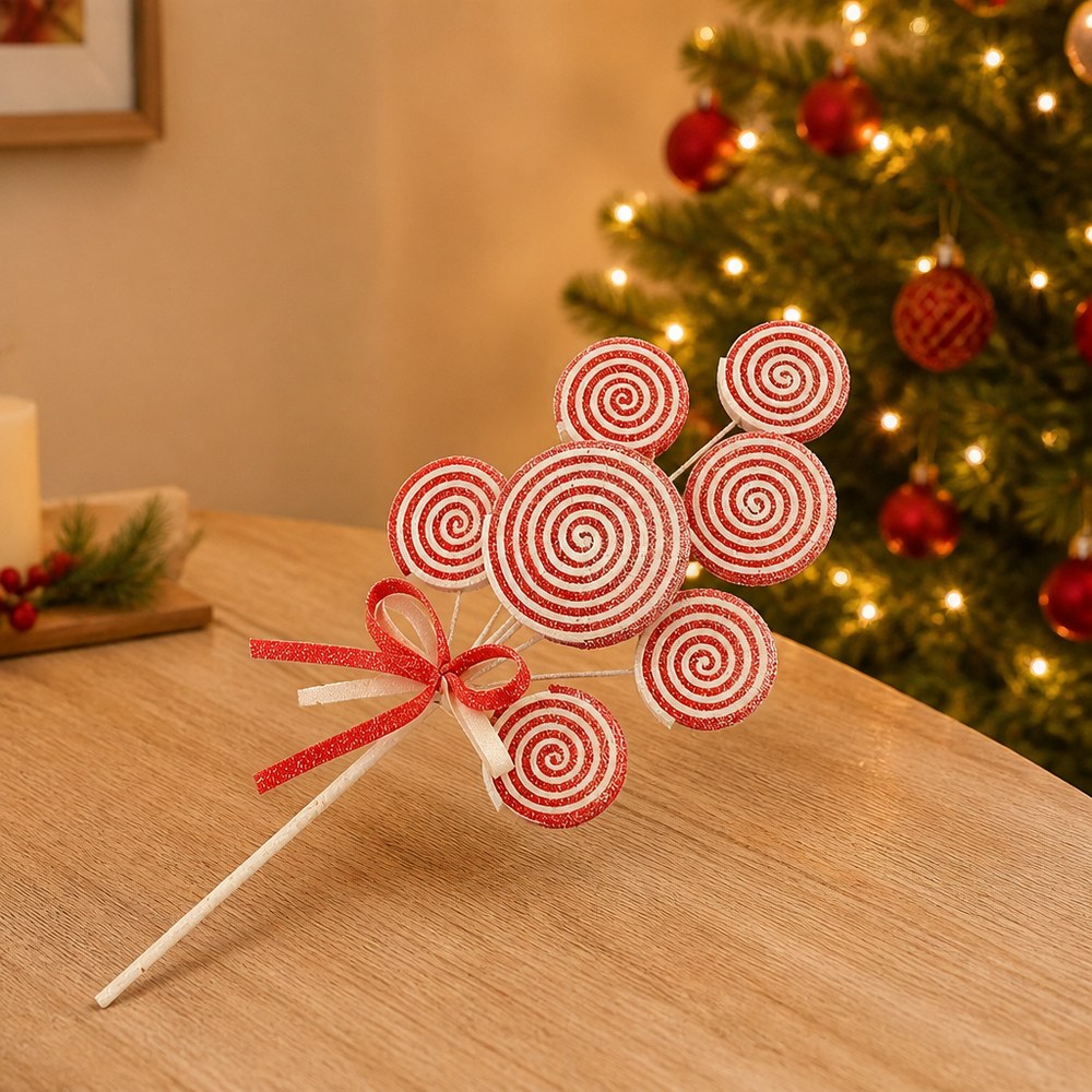 50cm PE Lollipop Artificial Christmas Tree Decoration