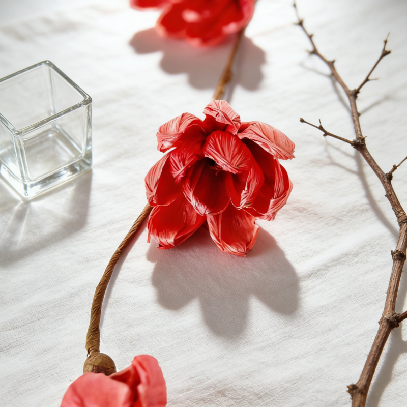 Hand Crafted Corn Husk Flowers