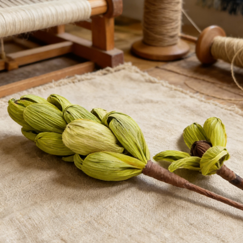 Hand Crafted Corn Husk Flowers   