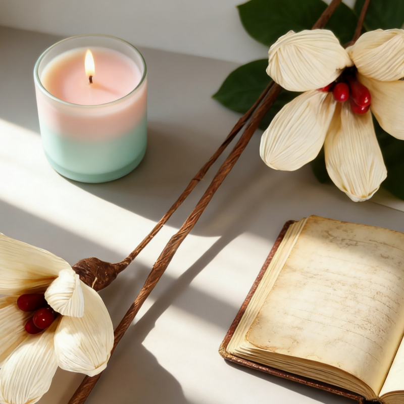 Hand Crafted Corn Husk Flowers  