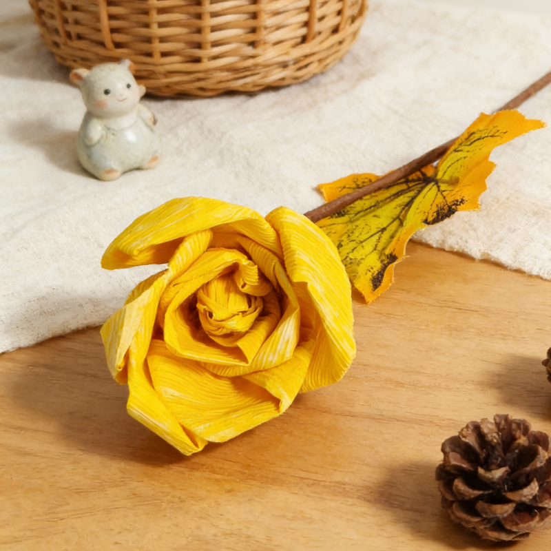 Hand Crafted Corn Husk Flowers 