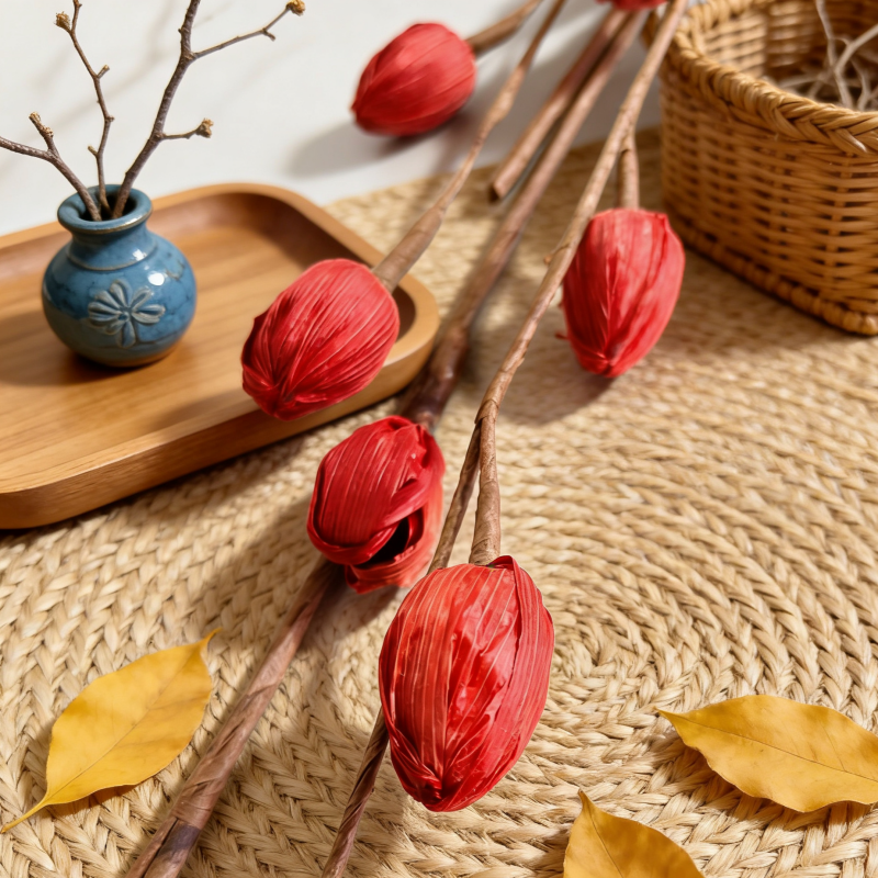 Hand Crafted Corn Husk Flowers  