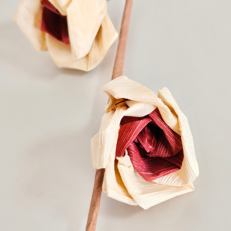 Hand Crafted Corn Husk Flowers  