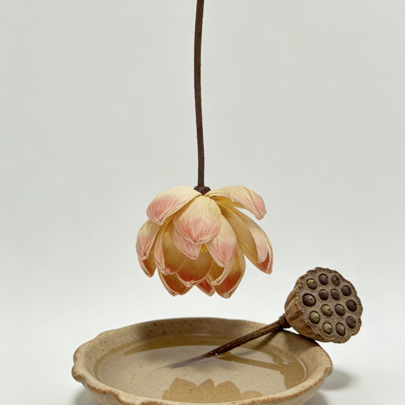 Hand Crafted Corn Husk Flowers 