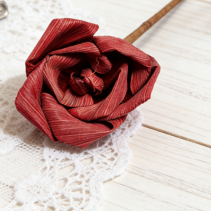 Hand Crafted Corn Husk Flowers  