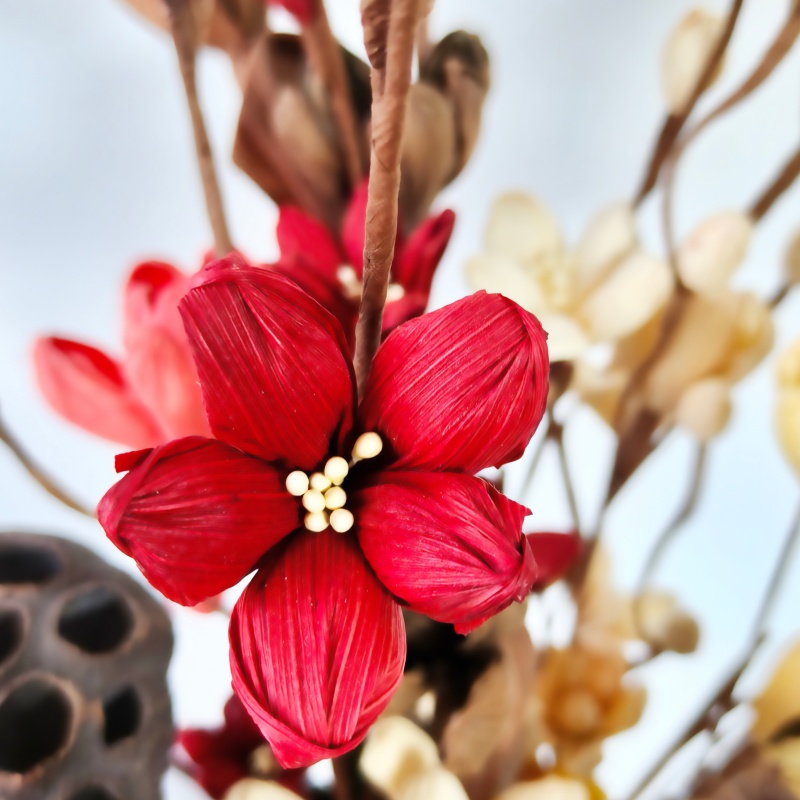 Hand Crafted Corn Husk Flowers  