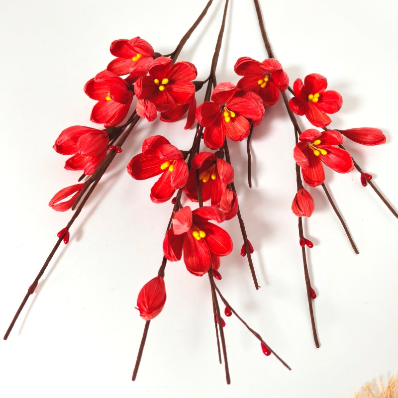 Hand Crafted Corn Husk Flowers 