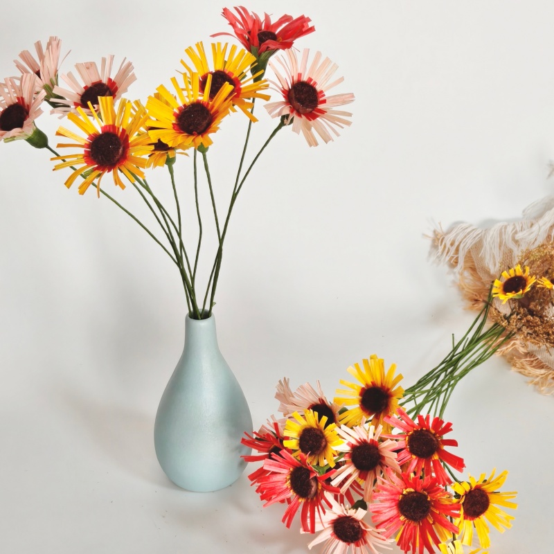 Hand Crafted Corn Husk Flowers 
