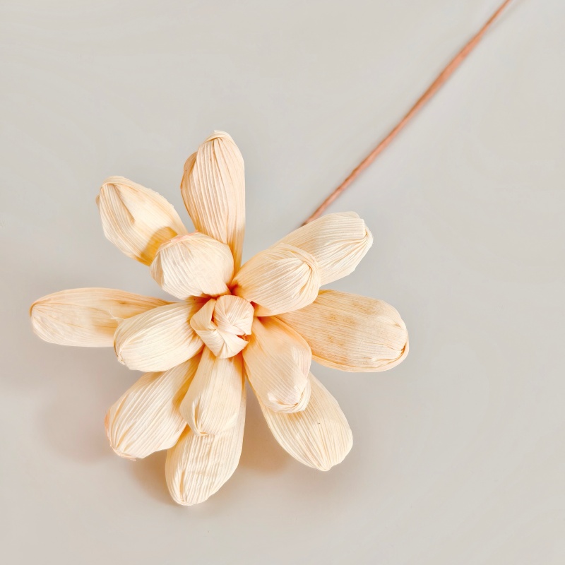 Hand Crafted Corn Husk Flowers
