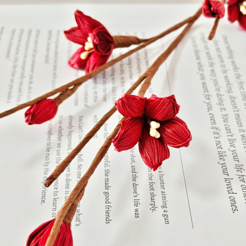 Hand Crafted Corn Husk Flowers