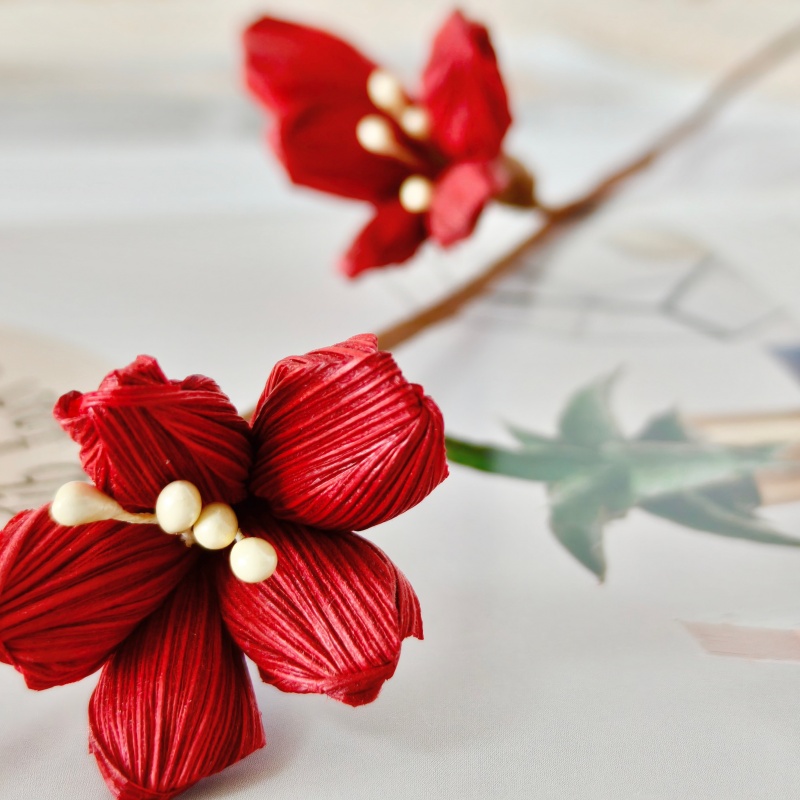 Hand Crafted Corn Husk Flowers  