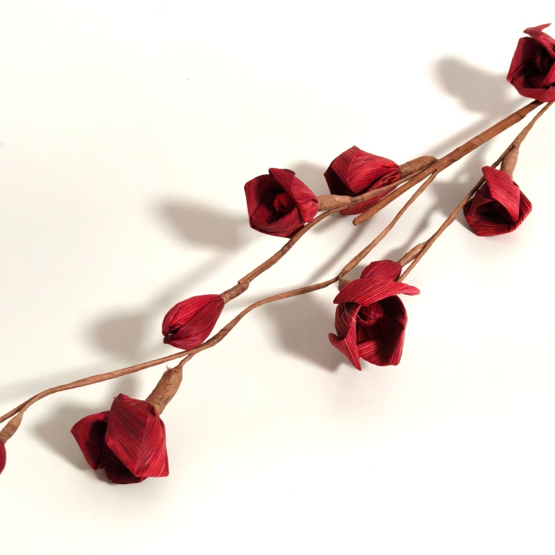 Hand Crafted Corn Husk Flowers 