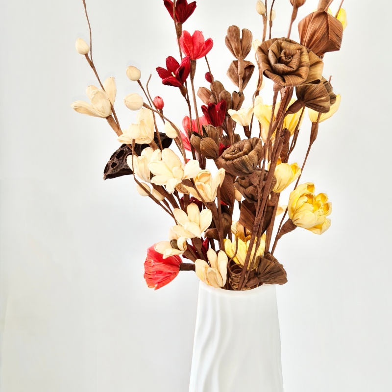 Hand Crafted Corn Husk Flowers  