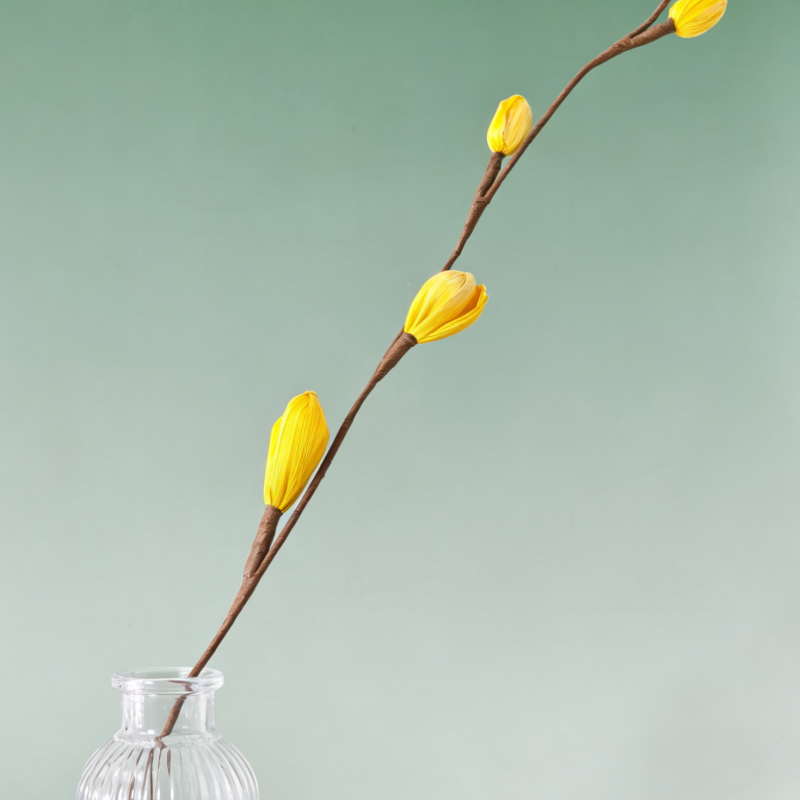 Hand Crafted Corn Husk Flowers  