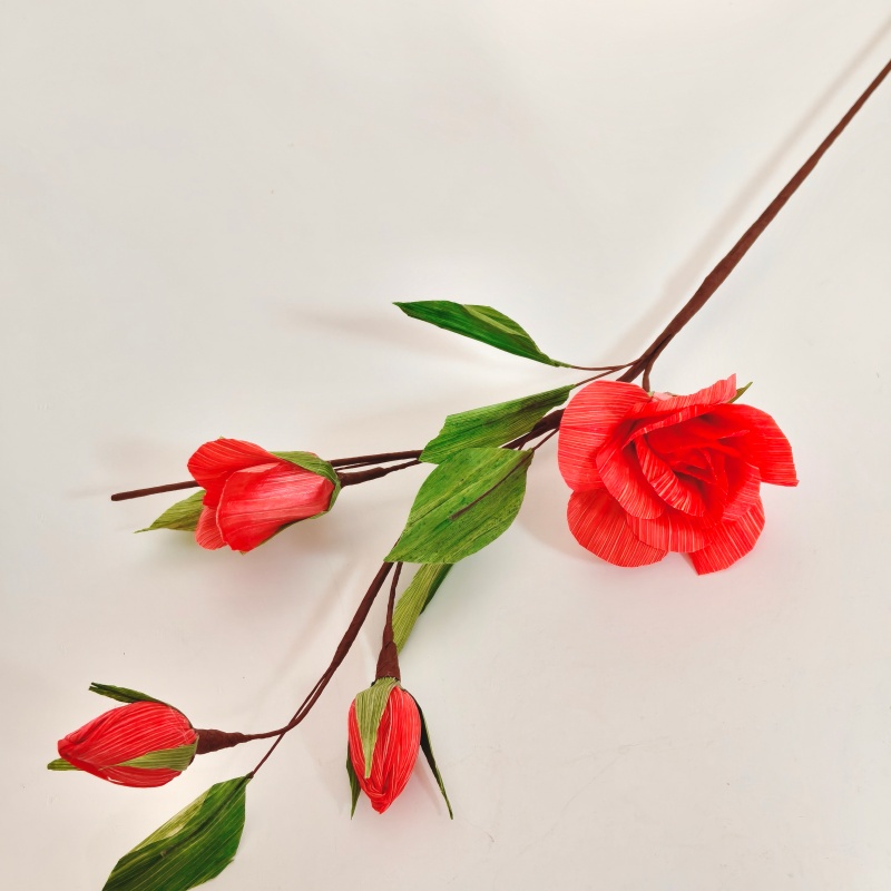 Hand Crafted Corn Husk Flowers
