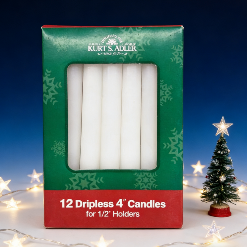 White Stick Candle Dinner Candle 