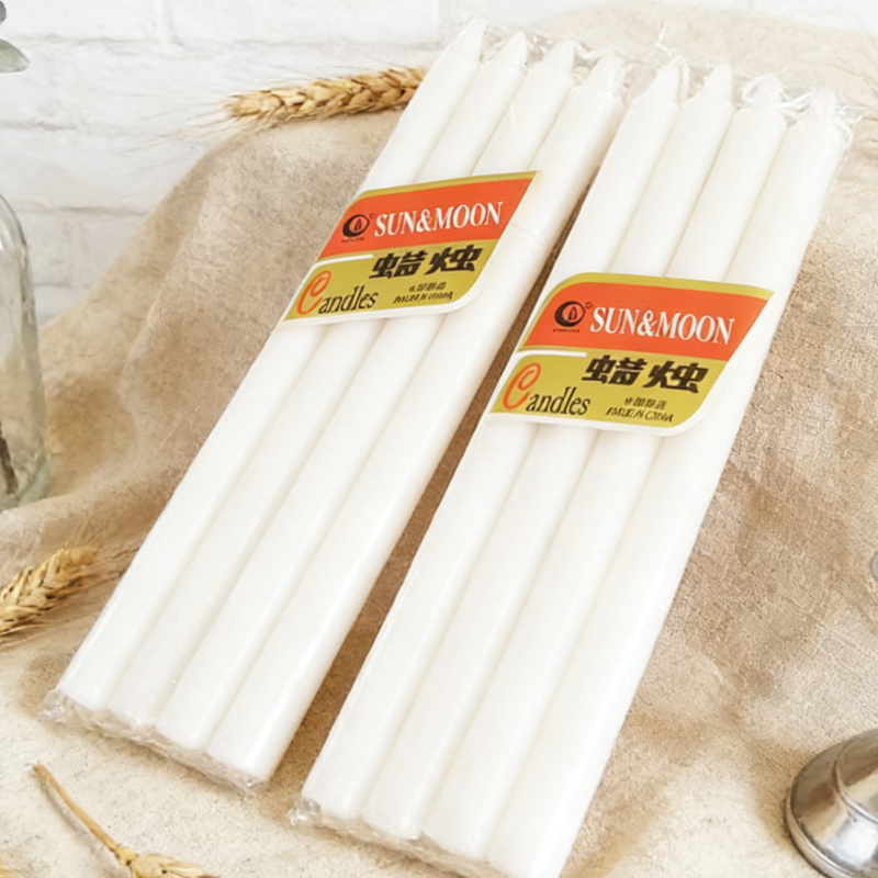 White Stick Candle Dinner Candle 