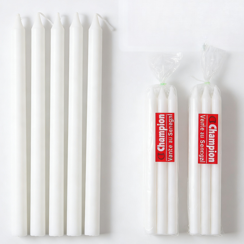 White Stick Candle Dinner Candle 