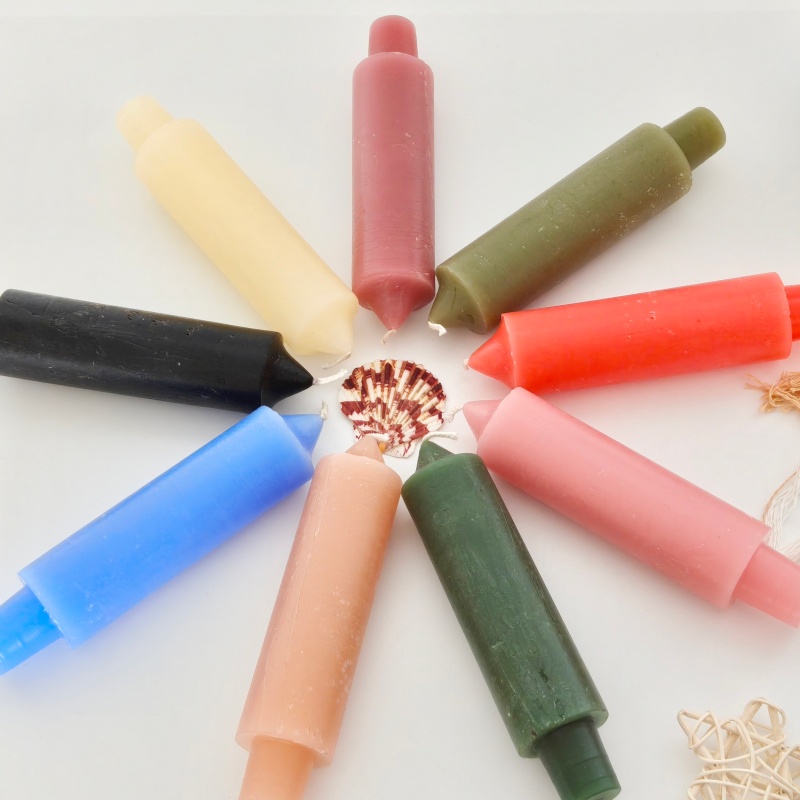 Color Stick Candle Dinner Candle   