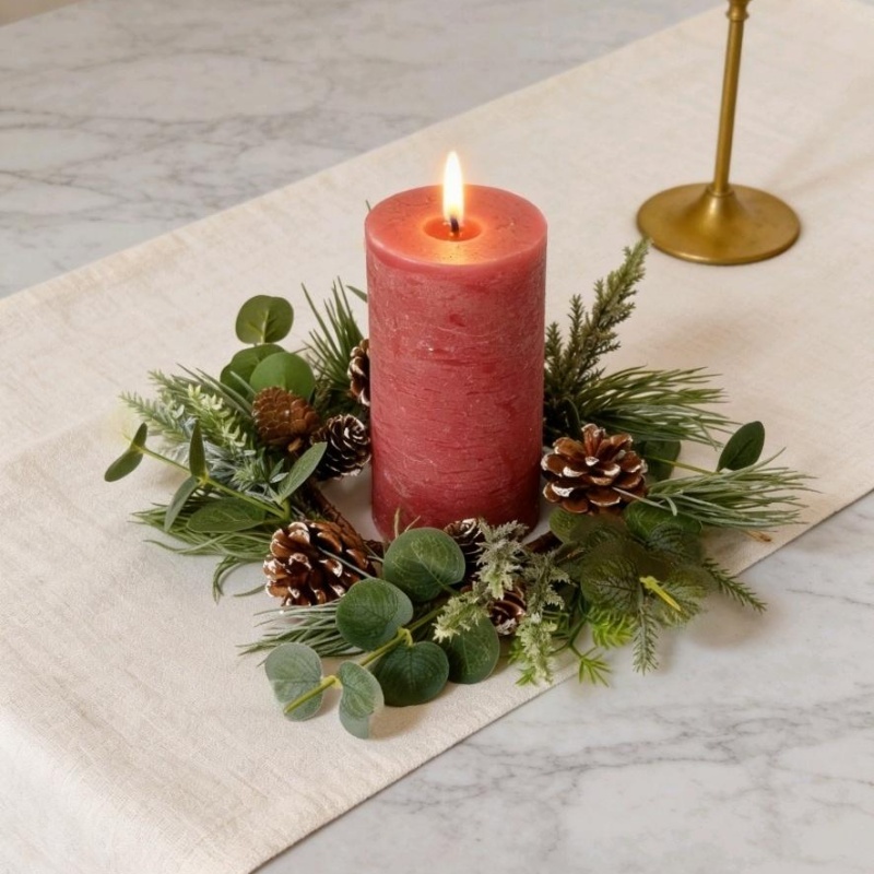 497-golden-pillar-candle-customized-color
